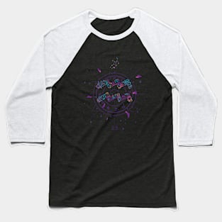 Aquarius Floral Zodiac Harmony Baseball T-Shirt